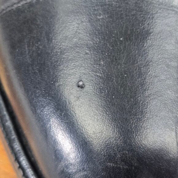 Salvatore Ferragamo Black Leather Office Daily Cap Toe Oxford Dress Shoe Men 9 D - Picture 7 of 16